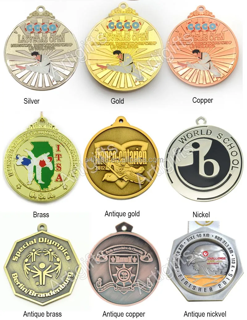 Custom style custom award medals