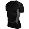Wholesale Mens Compression Shirt Basketball Dri Fit T Shirt Fitness Short Sleeve OEM Service