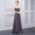 Wholesale sext halter formal chiffon wedding bridesmaid dress