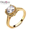Hot Classic Luxury Jewellery White Gold Color Wedding Proposal Ring for Women
