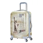 Customized ABS and Polycarbonate pc trolley luggage with full printing