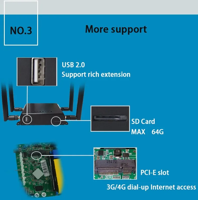 ZBT WE826-T2 4G router preload openWRT firmware support VLAN function