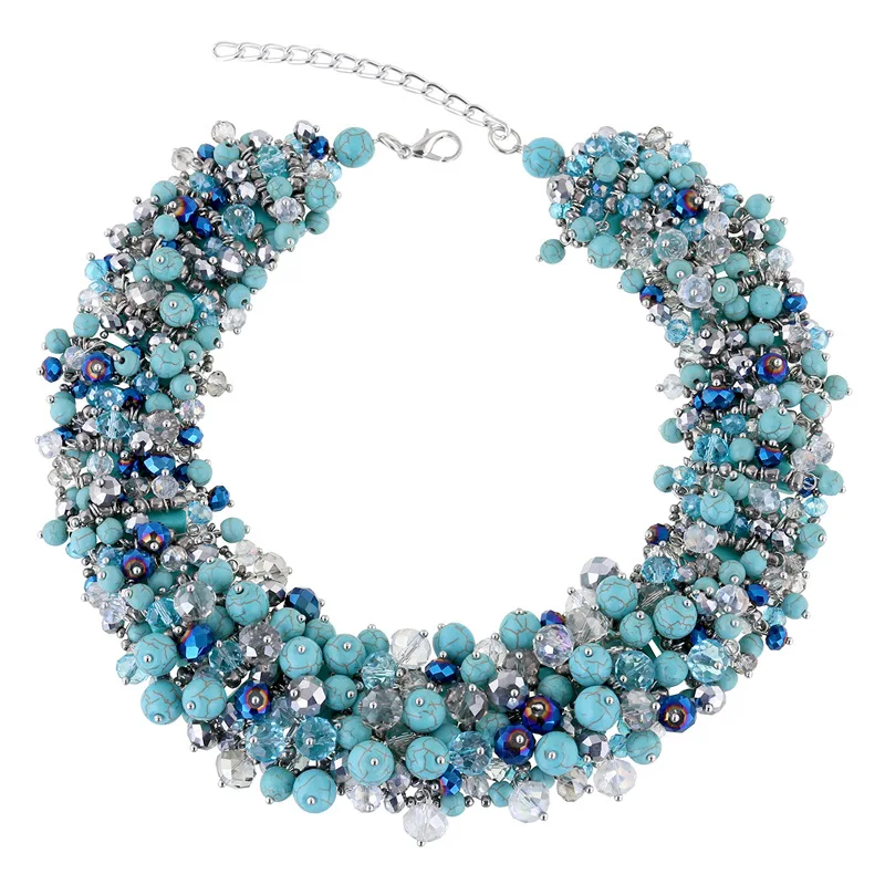 Luxualry Necklace Crystal Glass Bead Necklace Jewelry Women Necklace Wholesale, Please refer to the color selection
Luxualry Necklace Crystal Glass Bead Necklace Jewelry Women Necklace Wholesale, Please refer to the color selection