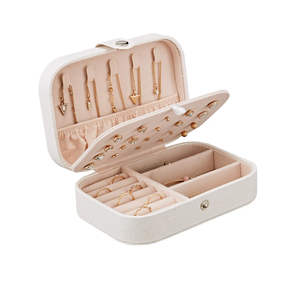 Wholesale Custom Luxury Portable Mini Jewelry Travel Storage Box Organizer Case Pu Leather Travel Size Jewelry Case, Customized
Wholesale Custom Luxury Portable Mini Jewelry Travel Storage Box Organizer Case Pu Leather Travel Size Jewelry Case, Customized