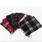 IMF Classic Lattices Woolen Cashmere Pashmina Scarf Mens Fashion Turkey Scarf