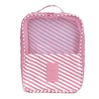 2019 New wholesale light waterproof nylon mesh travel shoe storage bag custom shoe bags