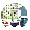 Plain color or print 82% nylon/polyamide 18% spandex swim bikini fabric 200gsm swimsuit knitted fabric