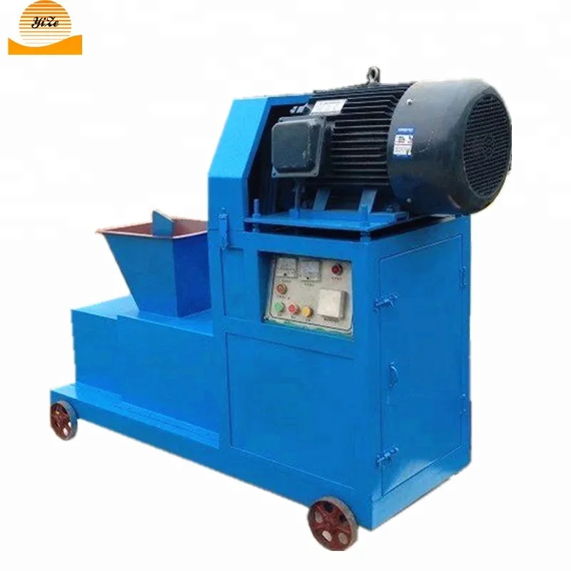 commercial rice husk charcoal briquette extruder making machine with charcoal carbonizing machine