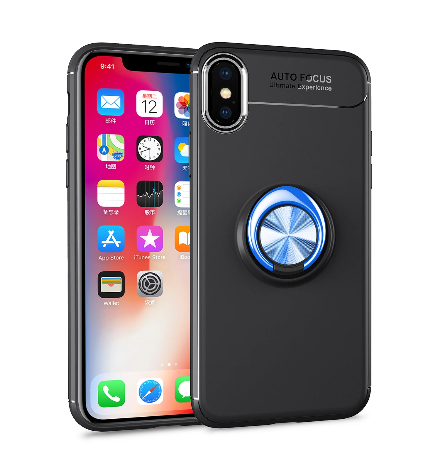 Case For iPhone XS Max Cases Thin Finger Ring Holder Case For iPhone Cover Phone Invisible Bracket Stand Shell, Black;red;blue;black with red;black with blue;black with rose
Case For iPhone XS Max Cases Thin Finger Ring Holder Case For iPhone Cover Phone Invisible Bracket Stand Shell, Black;red;blue;black with red;black with blue;black with rose