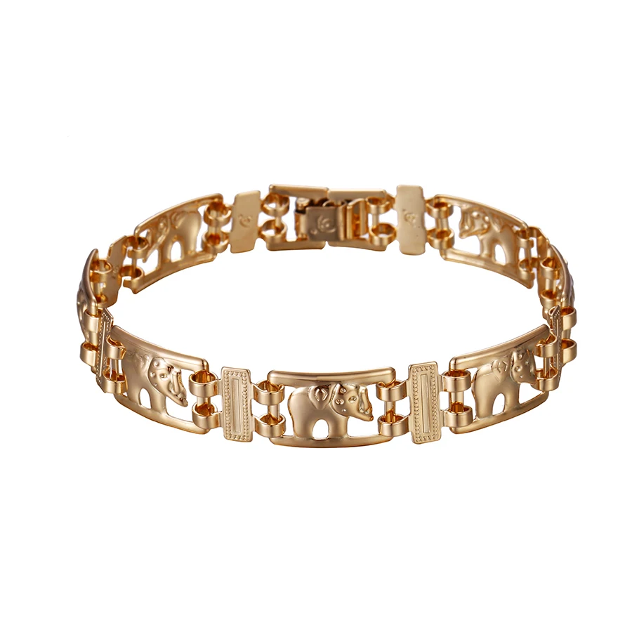 75139 Xuping new gold bracelet models high quality simple designs 18k gold plated chains bracelet
75139 Xuping new gold bracelet models high quality simple designs 18k gold plated chains bracelet
