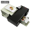 Automatic 6 color inkjet CD/DVD/ID PVC card printer for EPSON l800 T50 with tray with CE certificate