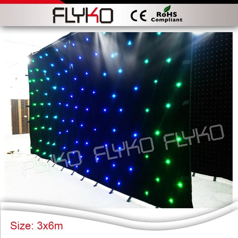 3m x 6m fireproof star display twilking lighting function special effects wedding backdrop
3m x 6m fireproof star display twilking lighting function special effects wedding backdrop