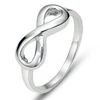 high quality stainless steel knot wedding ring