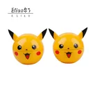 Herb Smoke Yiwu Erliao Smoking 3Layer Zinc Alloy Herb Pekemon Pikachu Tobacco Grinder