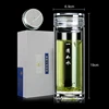 Glass thermos cup Warm keeping Unbreakable quality double-wall thermos with high boron glass office Cup