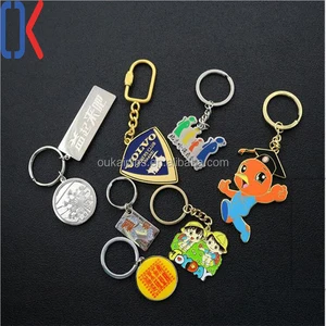 custom promotion gift metal key chain rings