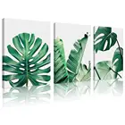 Green Plants Canvas Prints for Modern Living Room Wall Decoration Plants Oil Painting Framed