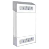 4x6 5x7 6x8 8.5x11 8x10 11x17 inches acrylic wall mount sign holder frame for document notice photo portraits landscapes display