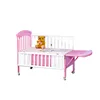 High quality ultraportable solid wood baby crib simple style baby cradle swing