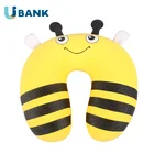 Cute Little Bee Pattern Printing Kids Animal Microbeads Travel Pillow