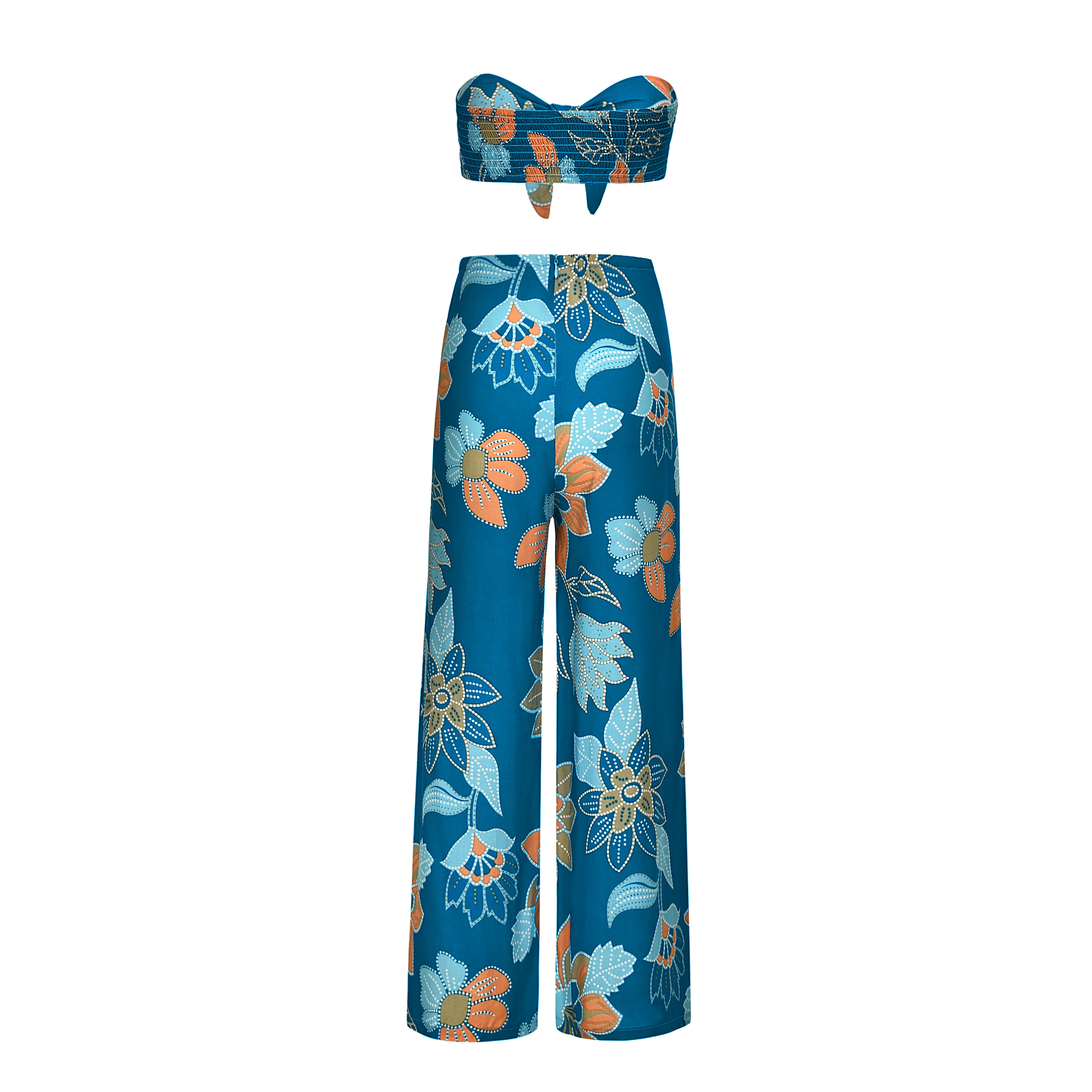 2019 two piece set women clothing printed tube top strap wide leg jumpsuit set clothes women sexy
2019 two piece set women clothing printed tube top strap wide leg jumpsuit set clothes women sexy