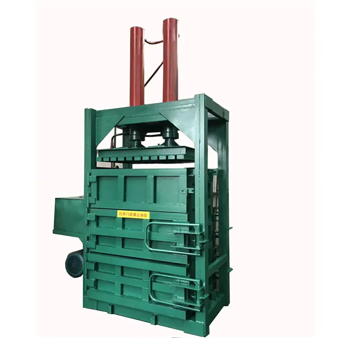 China supply Vertical second hand clothes packing machine 60Ton pressure baler machine