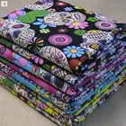 100% cotton printed dobby weave fabric floral for bedding