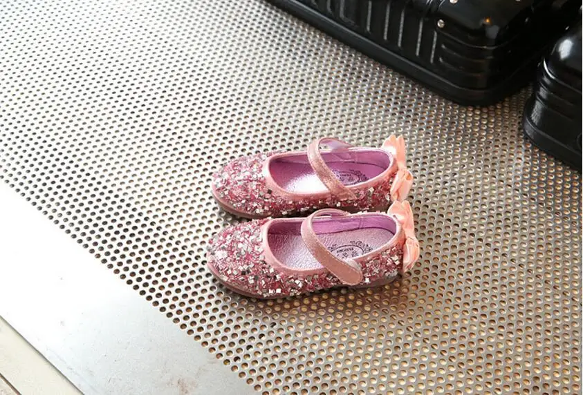 Girls diamond single shoes-13