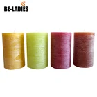 High end luxury fancy colorful handmade rustic fragrance oil paraffin wax pillar candle