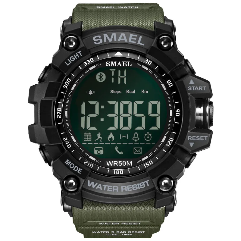 SMAEL LY01 Men Digital Wristwatch Silicone Bluetooth Smart Watches Military Army Sport LED Clock, 5 colors
SMAEL LY01 Men Digital Wristwatch Silicone Bluetooth Smart Watches Military Army Sport LED Clock, 5 colors