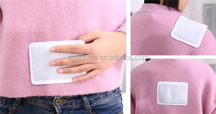 Disposable air activated deep heat patch women menstrual cramp relief warmer pad