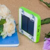 Travel products new design hot sale LED lightings 5200mah solar power bank waterproof best solar cell phone power charger H