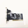 Two VGA Serial Interface Pci Riser Card PCI express card external vga card for laptop
