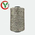 large quantity supply pretty nylon polyester knitting yarn with sequin yarn