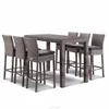 Most popular outdoor furniture patio wicker bar table and chairs KS-RB058
