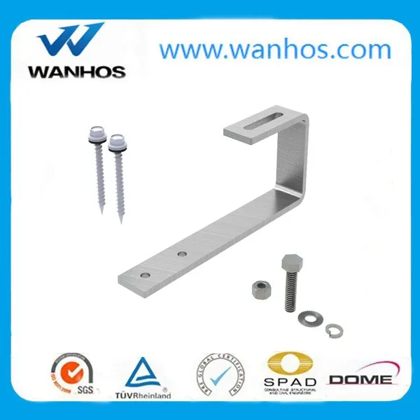 Solar Tile Roof Hook System in solar mounting structure design