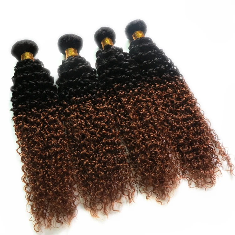 Harmony Wet And Wavy Sew In 100 Percent Human Hair Two Tone Ombre