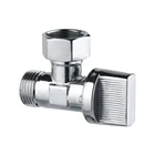 Changfei factory cheap price male and female thread brass chromed angle valve