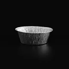 Microwave Oven Heat resistant disposable Aluminum foil Food round soup bowl with lid
