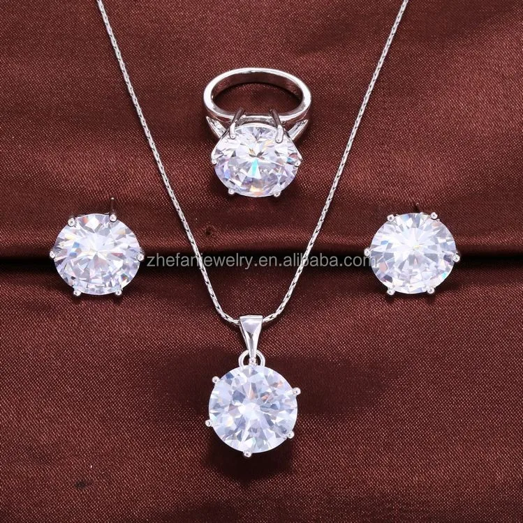 China wholesale Fashion Women Cubic Zirconia Crystal 925 Sterling Silver Jewelry Sets
China wholesale Fashion Women Cubic Zirconia Crystal 925 Sterling Silver Jewelry Sets
