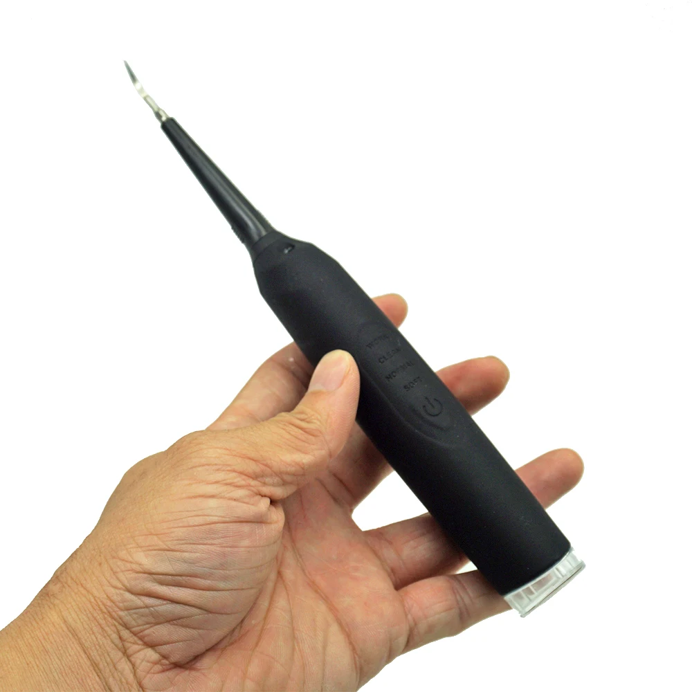 Portable electric sonic dental tartar remover with Dentist Whiten Teeth Health Hygiene function, Black
Portable electric sonic dental tartar remover with Dentist Whiten Teeth Health Hygiene function, Black