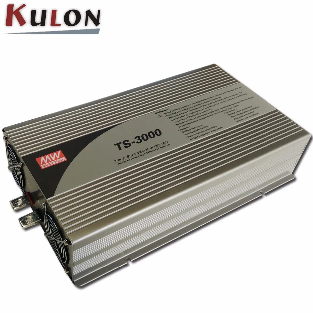 Mean well TS-3000-212B dc to ac 3000w pure sine wave inverter charger