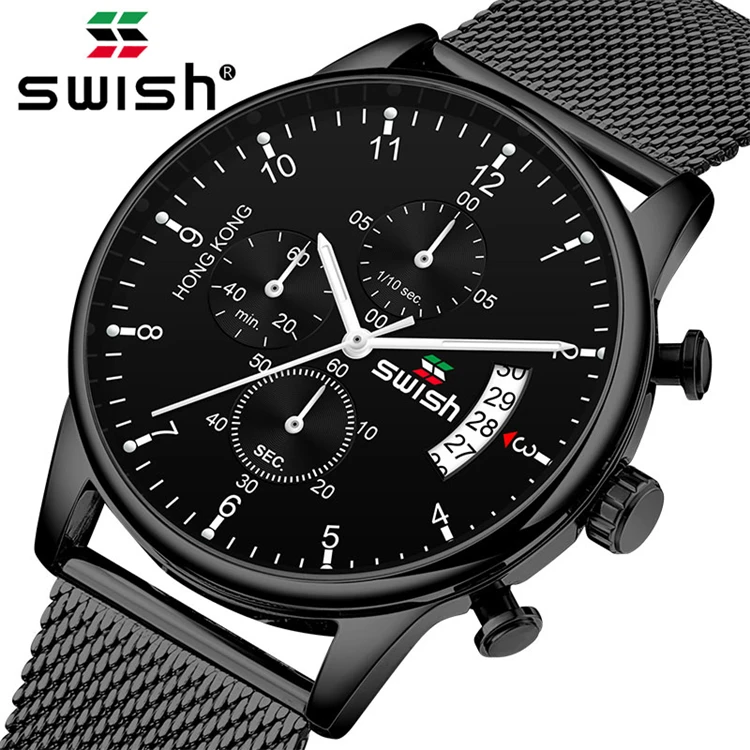 SWISH 921 2019 Top Brand Luxury Mens Watches Waterproof Stainless Steel Wrist Watch Male Chronograph Casual Quartz Clock
SWISH 921 2019 Top Brand Luxury Mens Watches Waterproof Stainless Steel Wrist Watch Male Chronograph Casual Quartz Clock