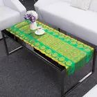 Hot Selling Wholesale 50cm*20m color stamp gold PVC Table Cloth, Non-Slip Tablecloth