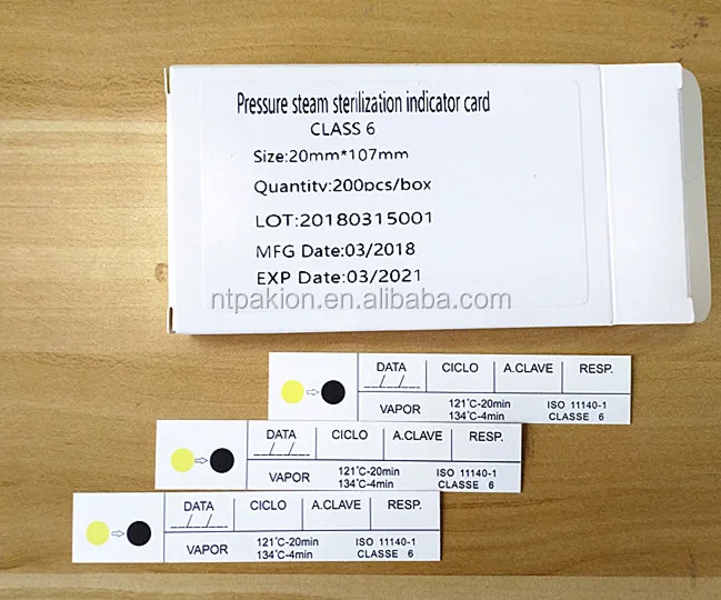 class 6 sterilization indicator strip