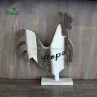 Professional factory wholesale antique distressed rustic animal wooden craft farmhouse home decor