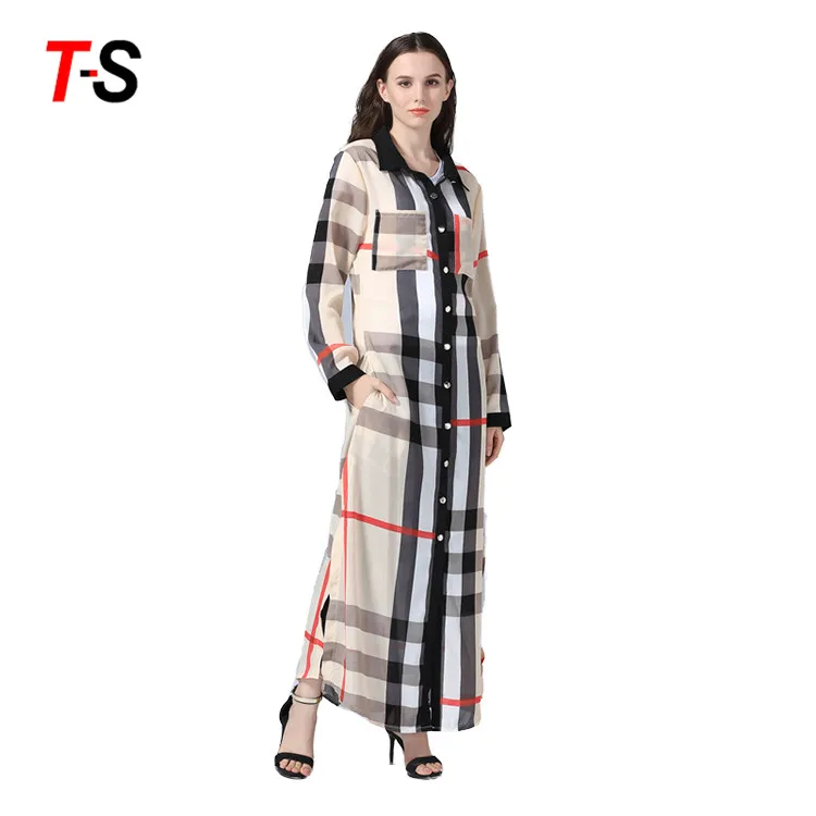 Fashion Long sleeve Large size Women's clothing dress printing Long skirt islamic clothing abaya
Fashion Long sleeve Large size Women's clothing dress printing Long skirt islamic clothing abaya