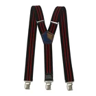 Leather Suspenders Mens Suspenders Pu Leather Adjustable Black Suspenders Mens