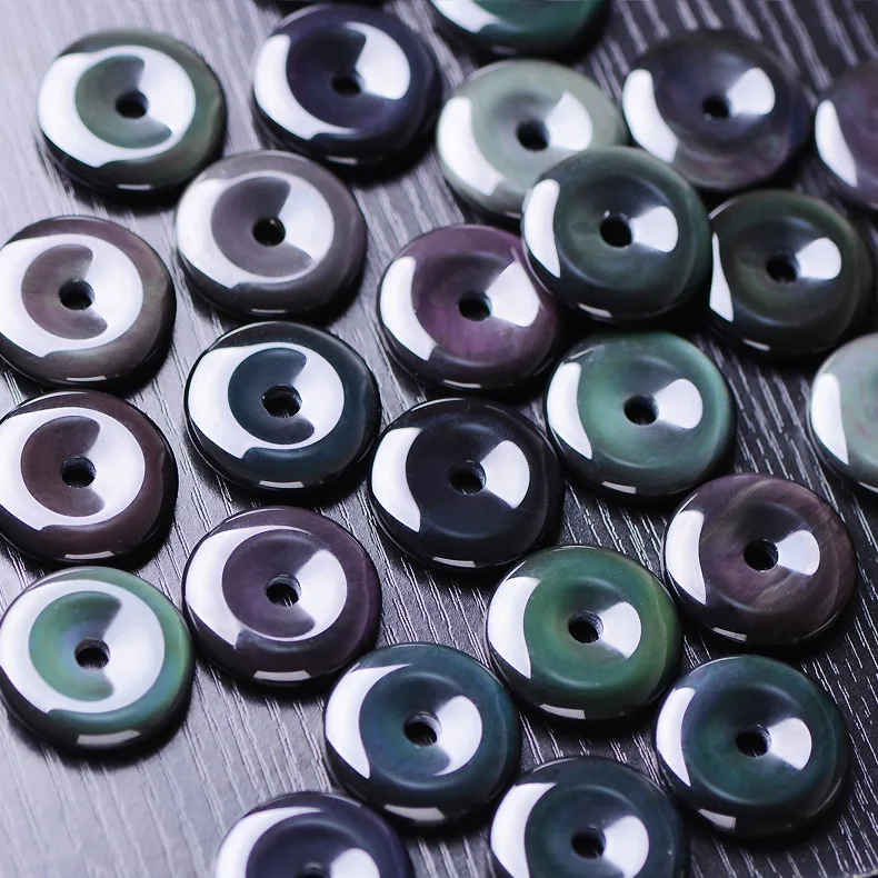 Natural high quality stone rainbow eye obsidian necklace ice obsidian safety buckle pendant men women fashion jewelry
Natural high quality stone rainbow eye obsidian necklace ice obsidian safety buckle pendant men women fashion jewelry