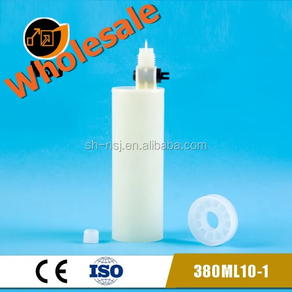 380ml 10:1 Coaxial two component grease cartridge empty cartridges for sale